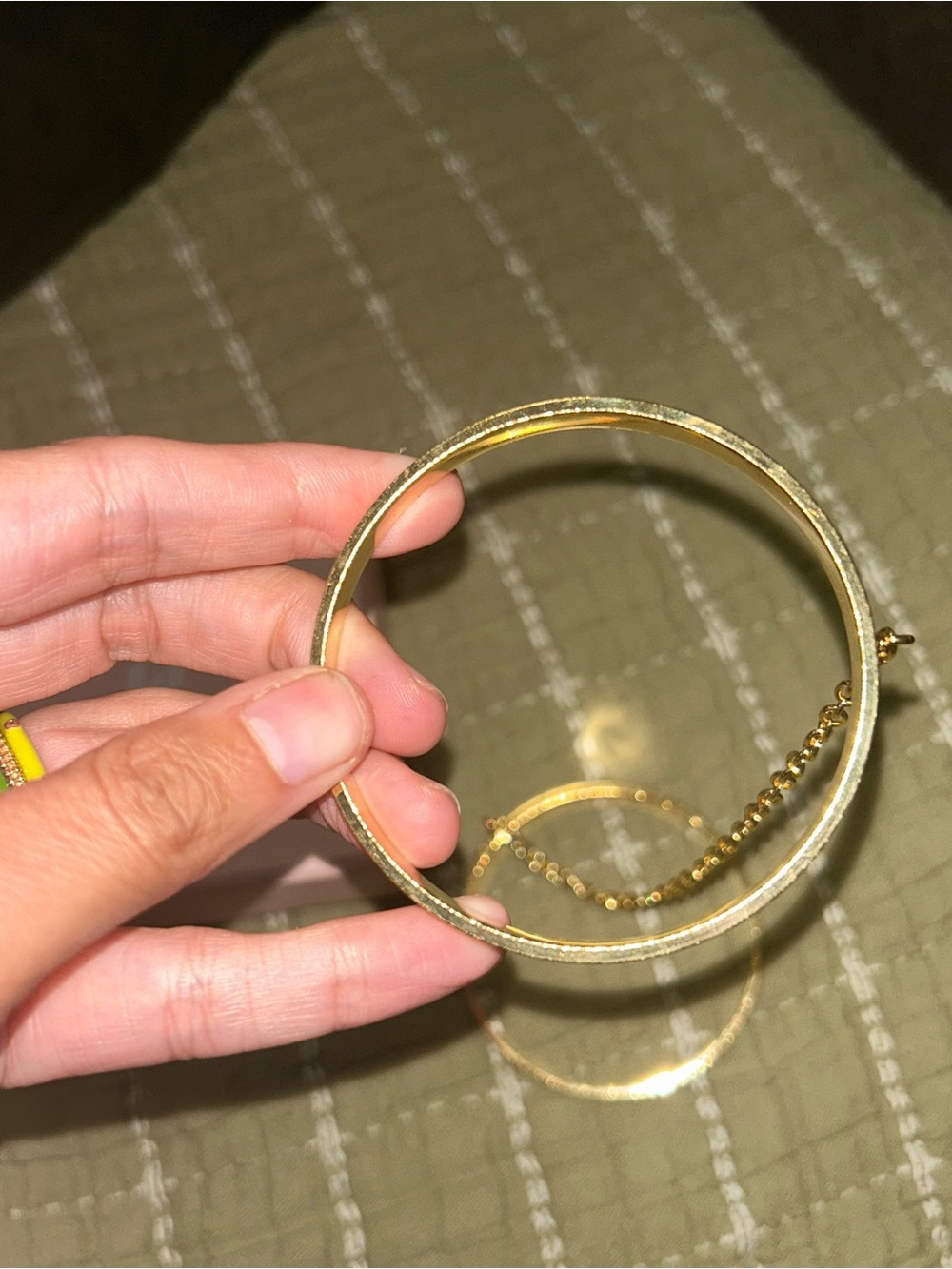 Unbound Gold Cleo Bangle Handcuffs Stackable Size Small - Picture 5 of 7